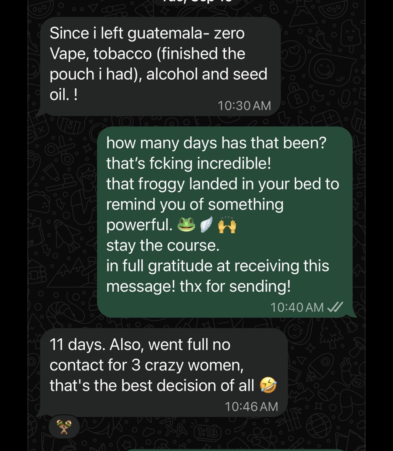 Message from a guest